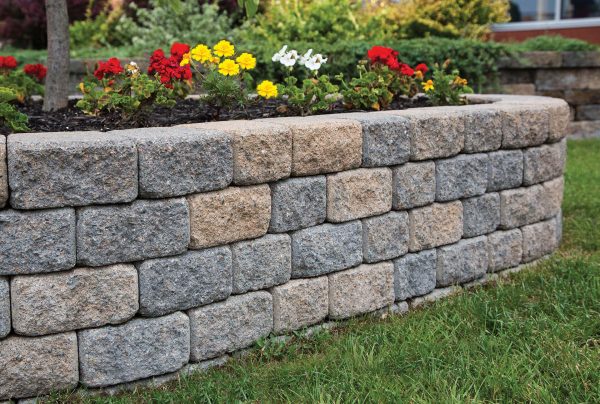 Roman StackStone Chamois Blend Garden Walls