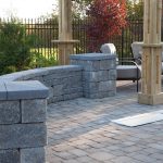 Backyard area of a home using AB Abbey Blend brick