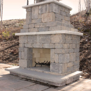 Fire Pits Natural Stone Outdoor Fireplace Kits Shaw Brick